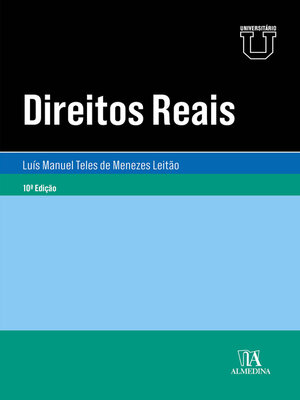 cover image of Direitos Reais--10ª Edição